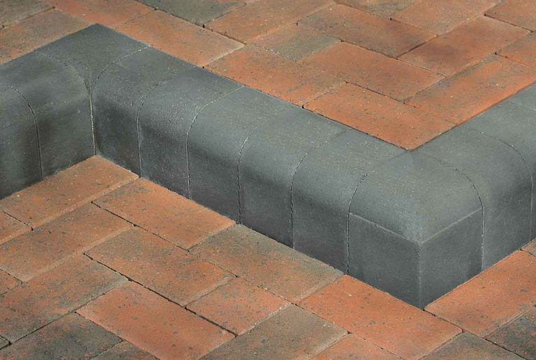 Bullnose Kerbs Matching Brick